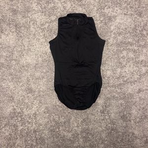 Natalie Dancewear Other - Black Turtle Neck Leotard with Lace Back Natalie Dancewear Other - Black Turtle Neck Leotard with Lace Back